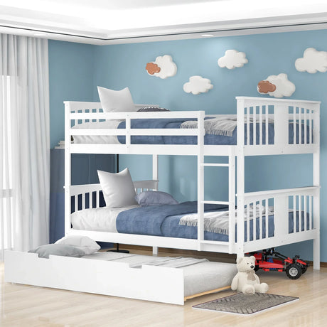 Bunk Bed With Ladder For Bedroom, Guest Room Furniture - Furniture Home Direct
