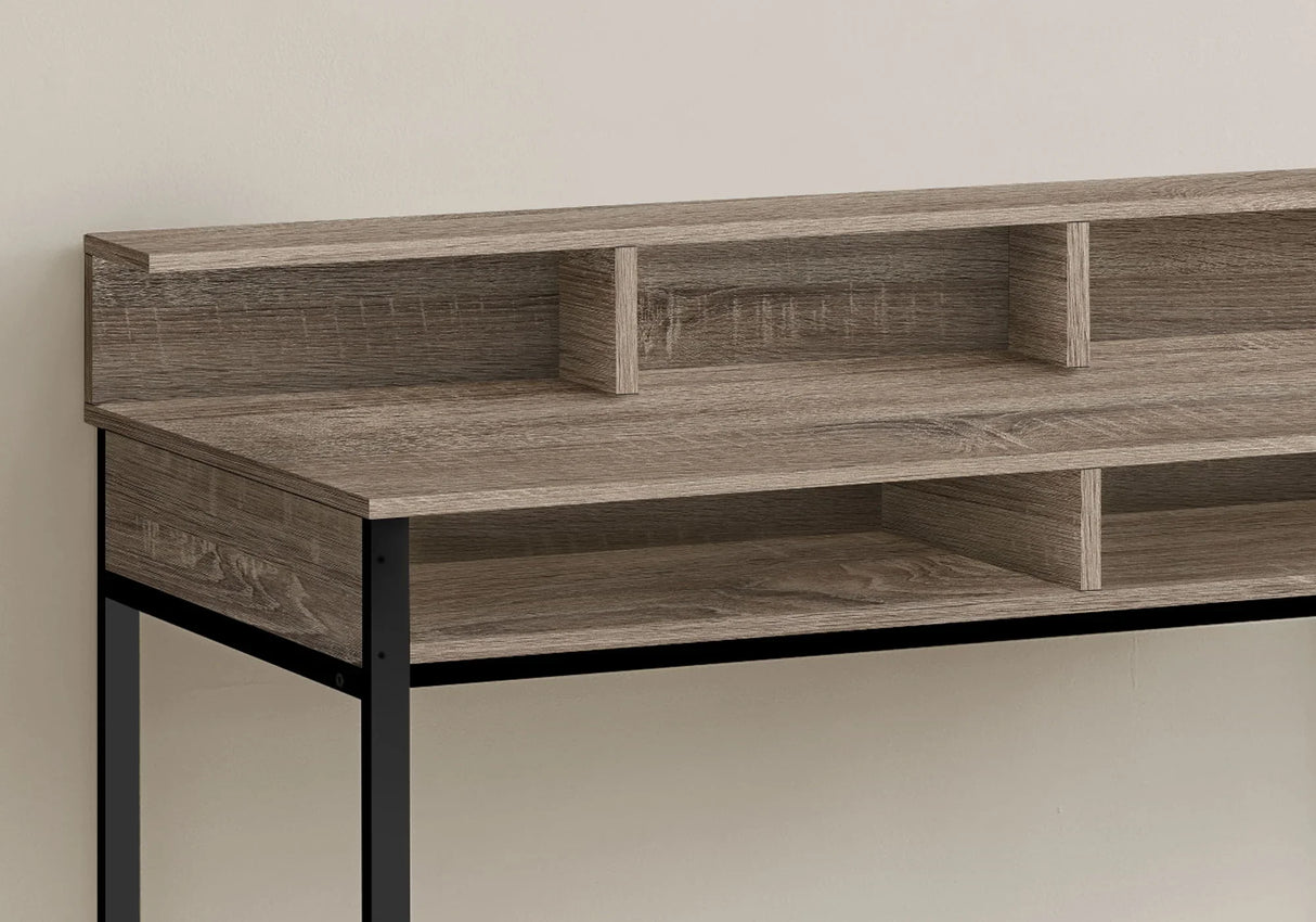 Computer Desk For Home Office, Standing, Storage Shelves, Laptop, Contemporary & Modern - Furniture Home Direct