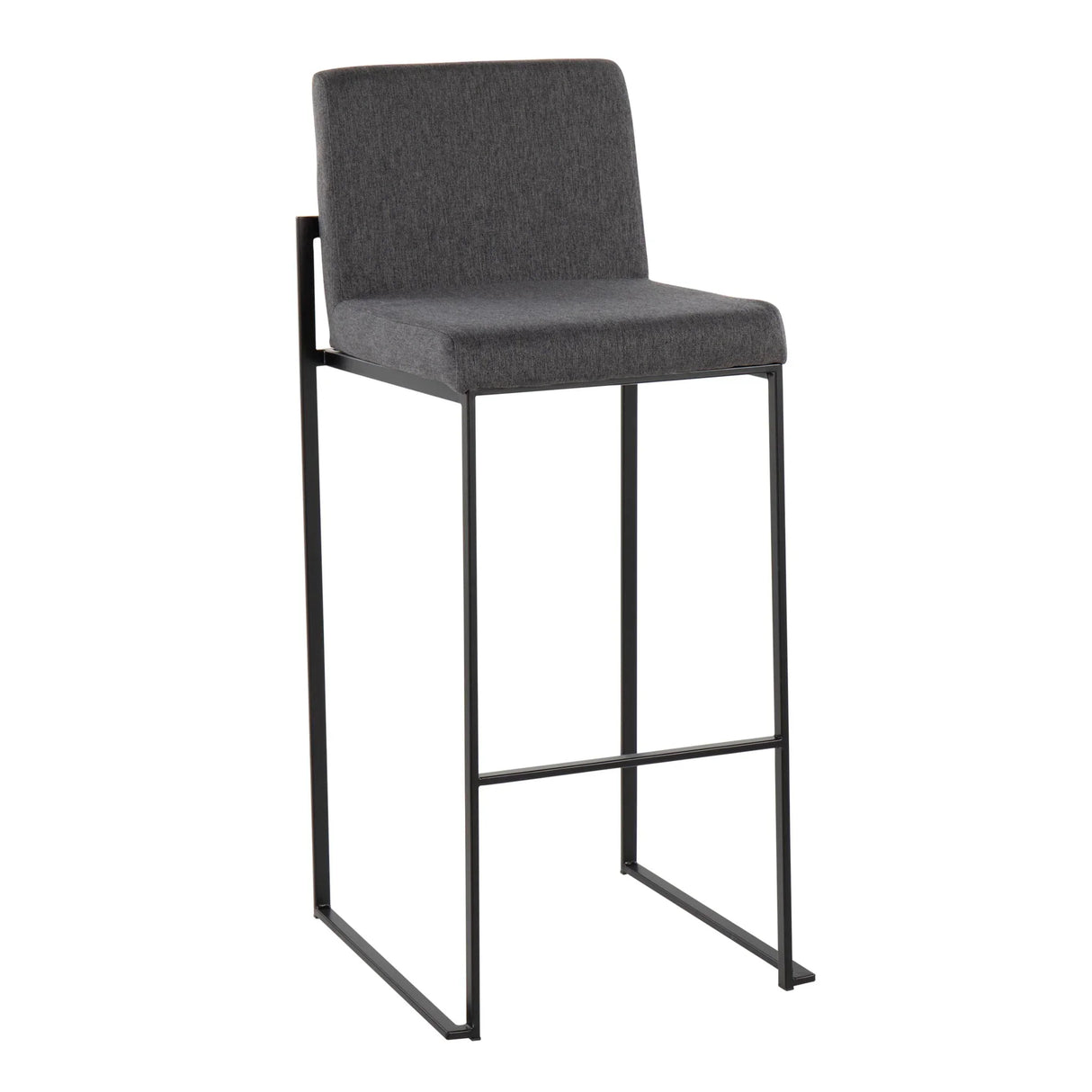 Fuji - Contemporary High Back Barstool Elegant Design - Furniture Home Direct
