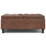 Harrison - Upholstered Coffee Table Storage Ottoman - Furniture Home Direct
