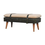 Buffalo - Hide Leather Bench - Furniture Home Direct
