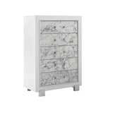 Skye - Marble Chest - White - Furniture Home Direct