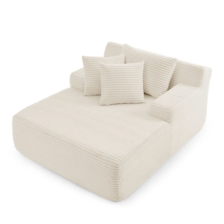 Modern Single Lazy Sofa Lounge Chair With High Density Foam - Furniture Home Direct