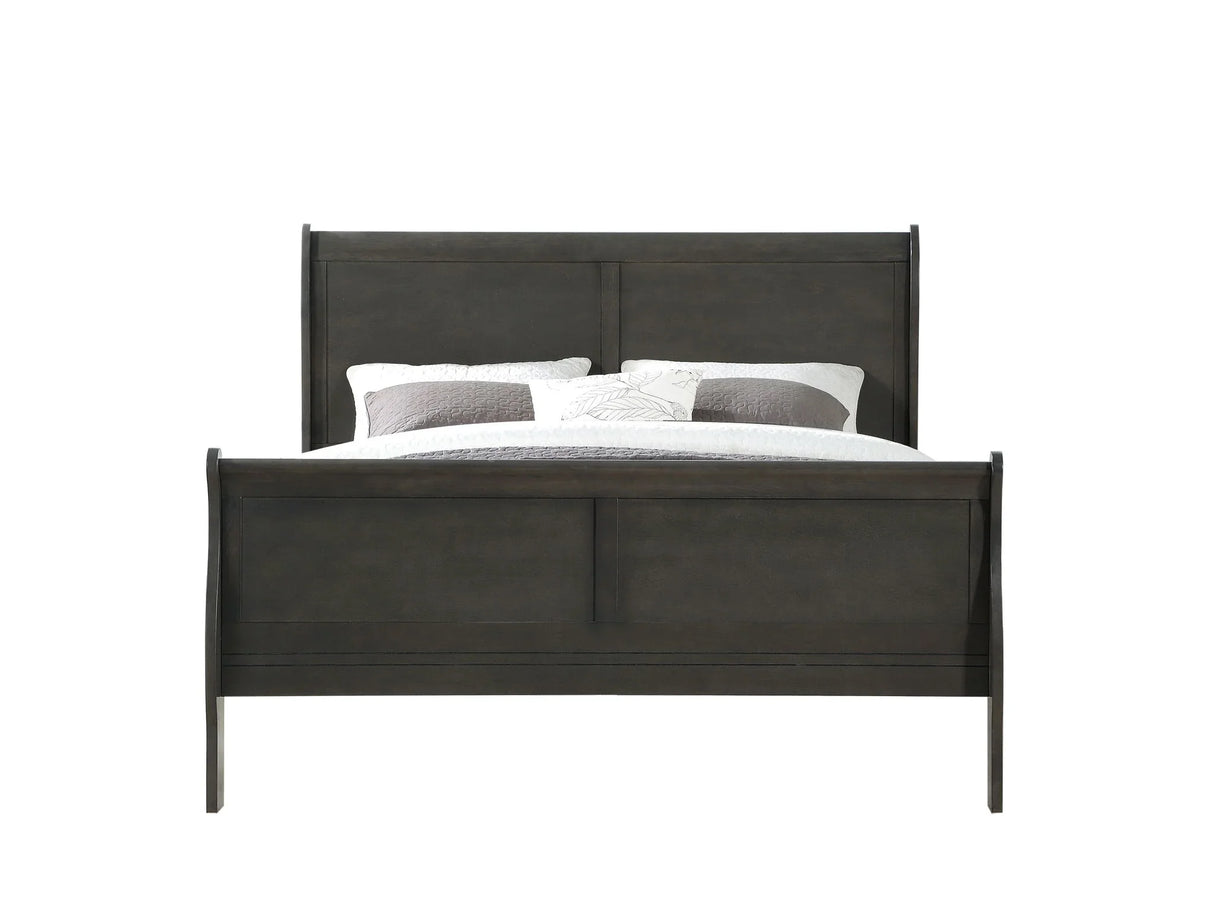 Louis Philippe - Sleigh Bedroom Set - Furniture Home Direct
