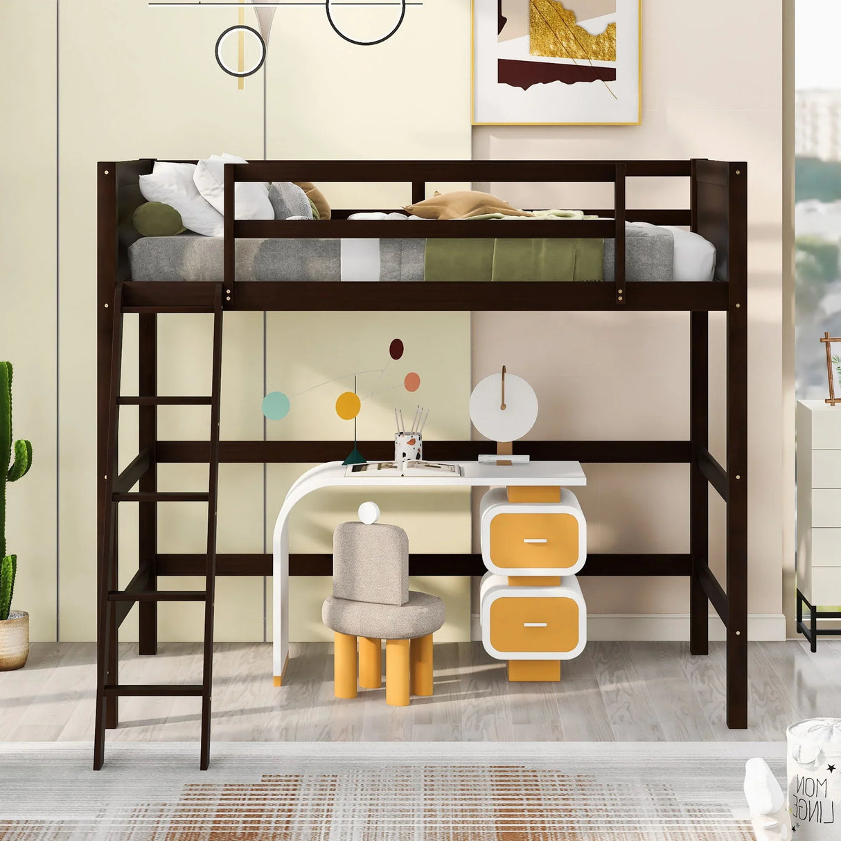 Loft Bed With Ladder - Furniture Home Direct