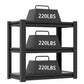 Stylish Metal Aquarium Stand For 20 - 30 Gallon Tanks, 3 Tier Adjustable Shelf - Furniture Home Direct