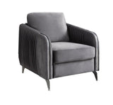 Hathaway - Velvet Modern Chic Accent Armchair - Furniture Home Direct