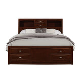 Lucille - Bed With Storage And Bookcase Headboard - Furniture Home Direct