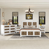 Queen Bedroom Set With Bed Dresser And Nightstands White - Furniture Home Direct