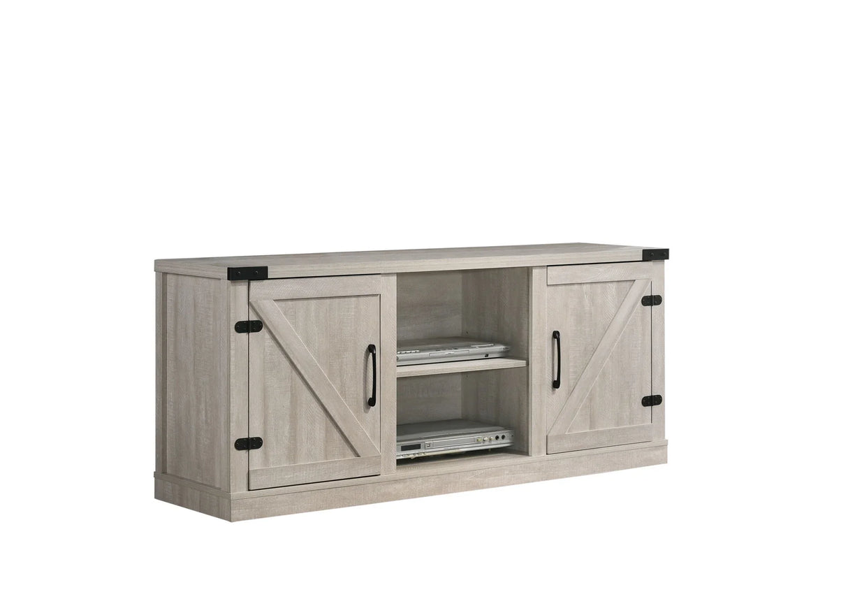 Salma - 58" Wide TV Stand With 2 Open Shelves And 2 Cabinets - Furniture Home Direct