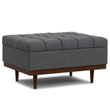Mariah - Upholstered Lift Top Table Storage Ottoman - Furniture Home Direct