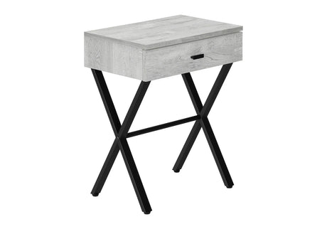 Accent Side X Table, Storage Drawer, Contemporary & Modern - Furniture Home Direct