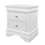 Shaker - Crocodile Metallic Nightstand - Furniture Home Direct