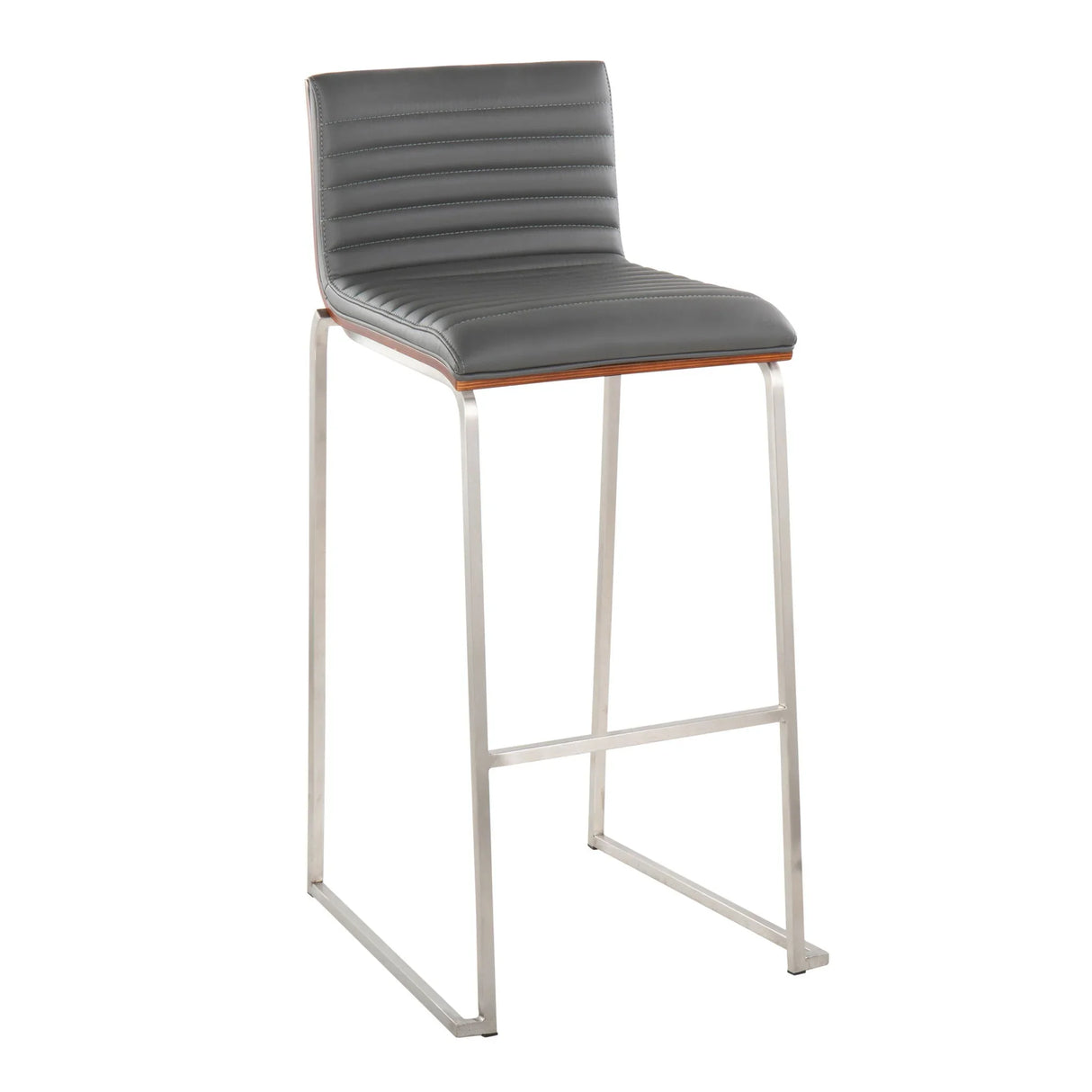 Mason Mara - Contemporary Fixed Height Barstool (Set of 2) - Furniture Home Direct