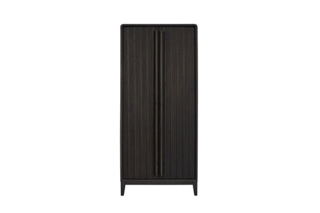 Spacious Storage Armoire - Peppercorn - Furniture Home Direct
