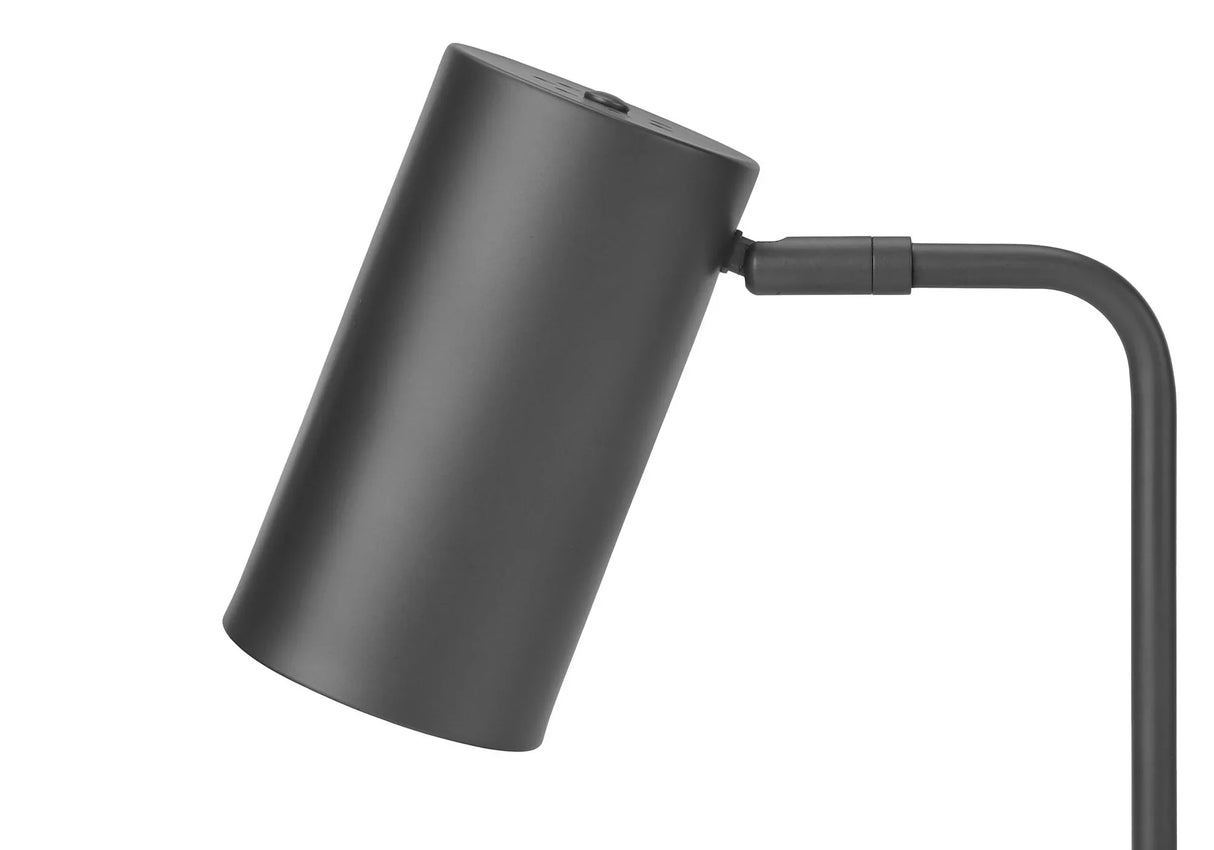 Lighting, Table Lamp, USB Port Included, Modern - Gray - Furniture Home Direct