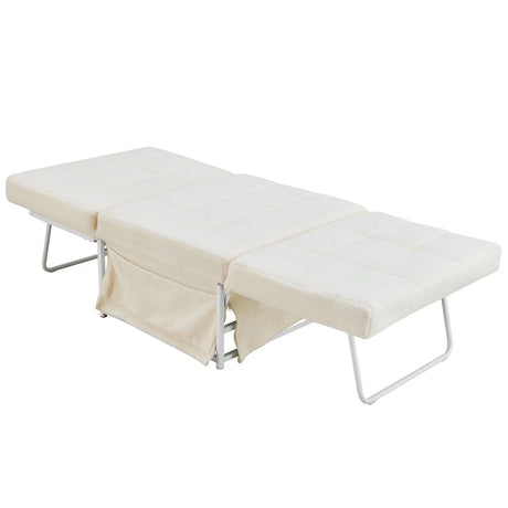 Modern Convertible Sofa Bed 4 In 1 Folding Ottoman Sleeper With Adjustable Backrest - Furniture Home Direct