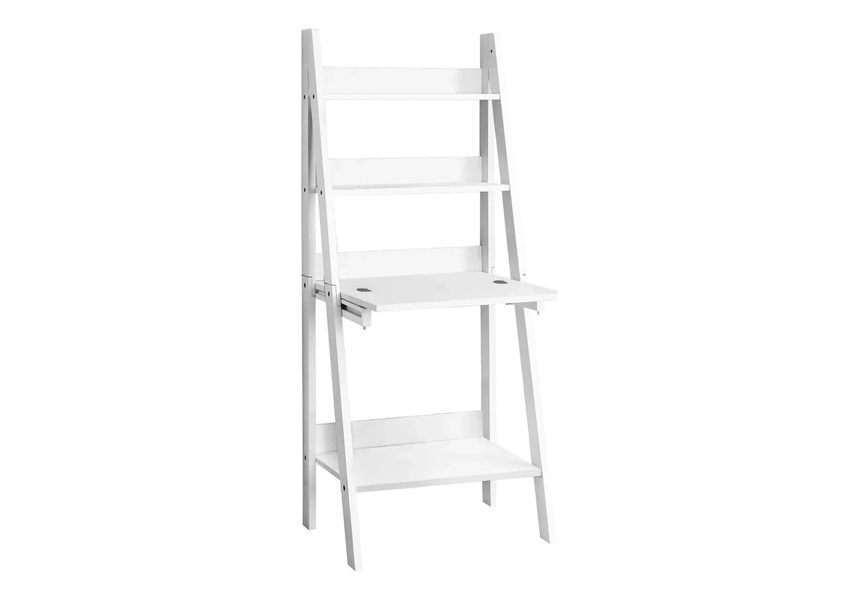 Computer Desk For Home Office, Laptop, Leaning, Storage Shelves - Furniture Home Direct