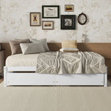Twin Bed With 2 Drawers, Solid Wood, No Box Spring Needed - Furniture Home Direct