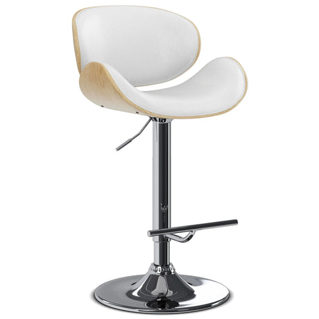 Marana - Handcrafted Bentwood Adjustable Swivel Bar Stool - Furniture Home Direct