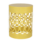 Outdoor Metal Large End Table, Modern Design