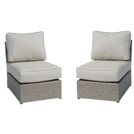 Armless Patio Chair With Cushions - Furniture Home Direct