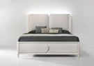 Laveda - Boucle Bed With LED - Furniture Home Direct