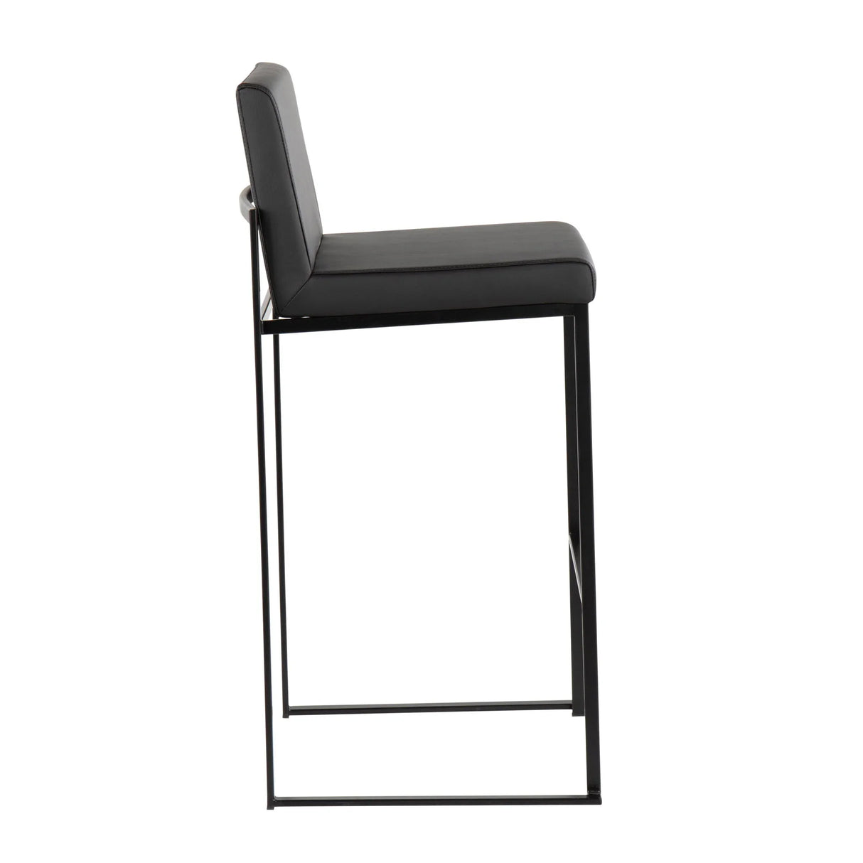 Fuji - Contemporary High Back Barstool Elegant Design - Furniture Home Direct