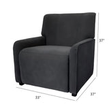 Stylish Recliner Chair - Gray - Furniture Home Direct