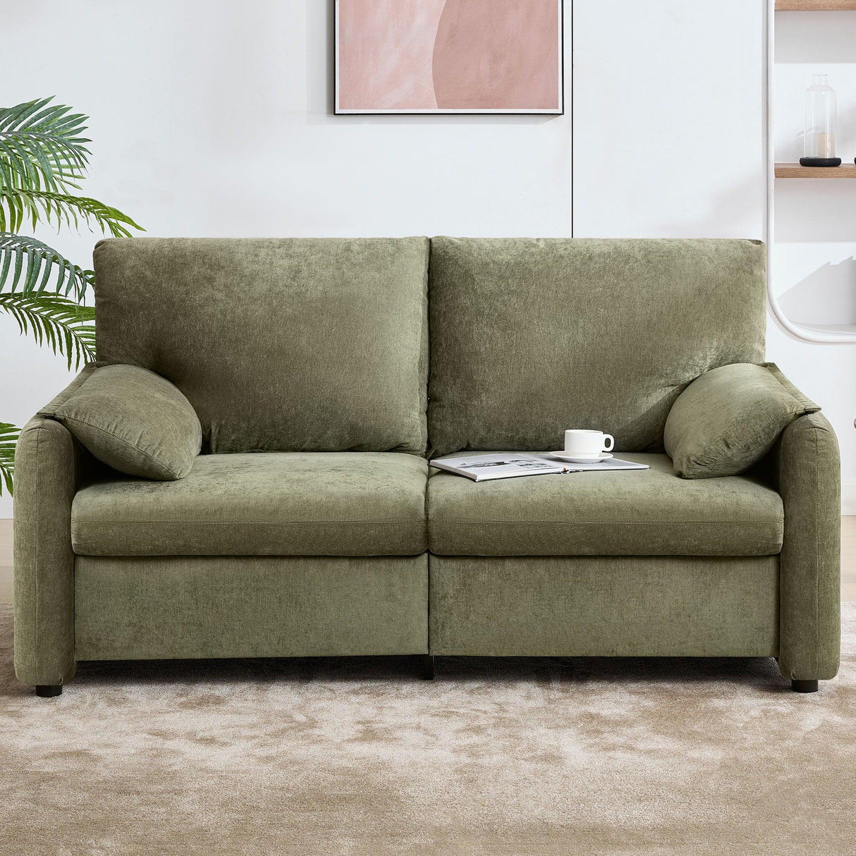 Modern Minimalist Down Filled Sofa - Furniture Home Direct