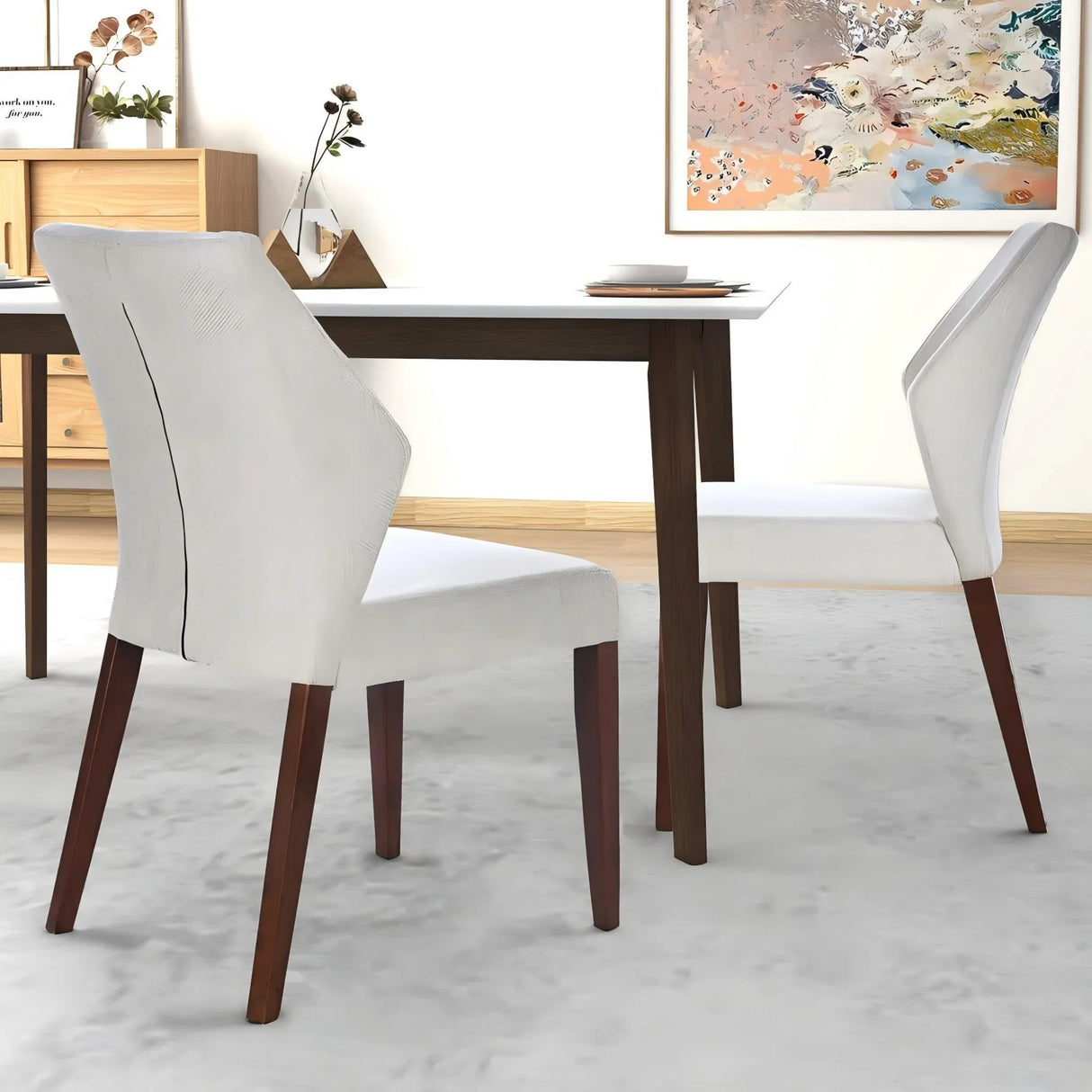 Luca - Dining Chair (Set of 2) - Light Gray - Furniture Home Direct