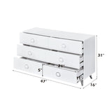 Perse - Dresser - White - Furniture Home Direct