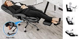 Big And Tall Office Chair, High Back Ergonomic Office Chair With Footrest, Executive - Black - Furniture Home Direct
