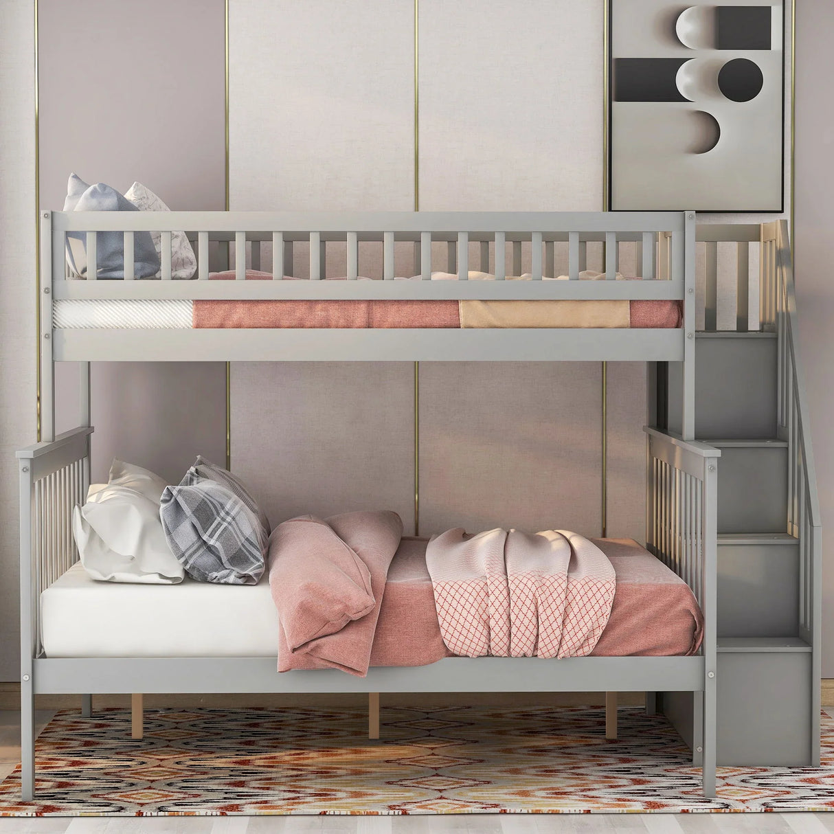 Bunk Bed With Staircase - Furniture Home Direct