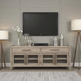 Cypress Lane - TV Stand Console - White Oak - Furniture Home Direct