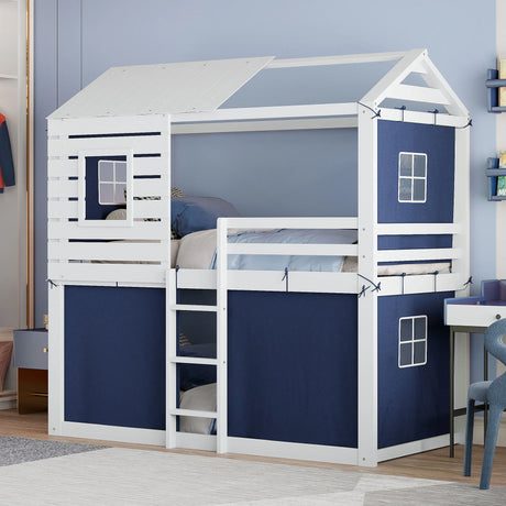 Bunk House Bed With Tent - Furniture Home Direct