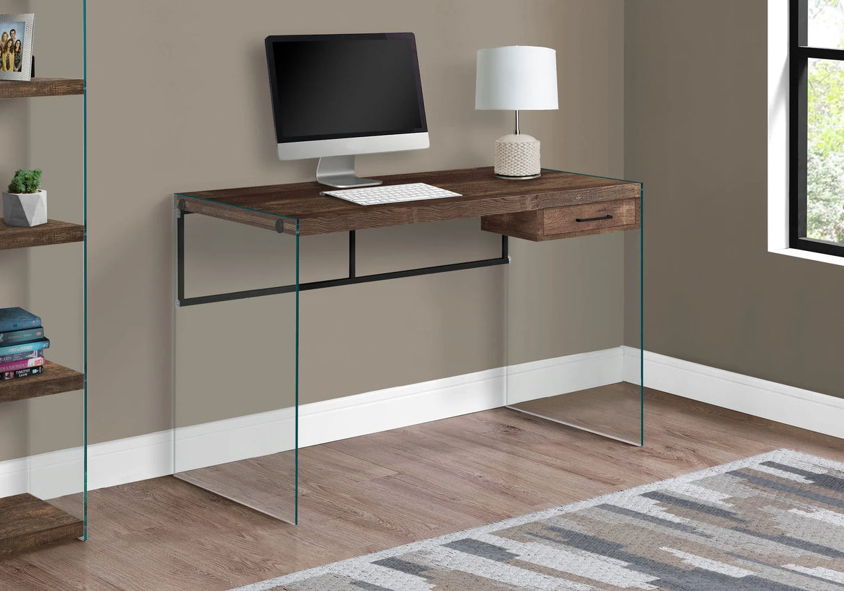 Contemporary Design Computer Desk For Home Office, Storage Drawers - Furniture Home Direct