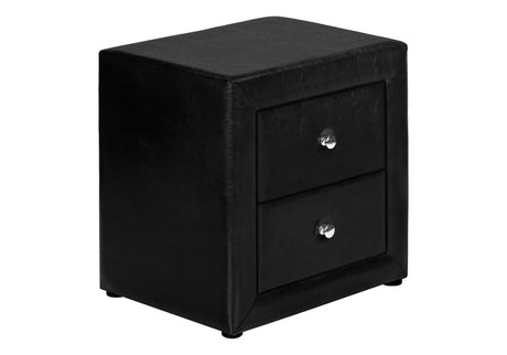 Nightstand, Storage Drawer Versatile Use, Upholstered, Transitional - Furniture Home Direct