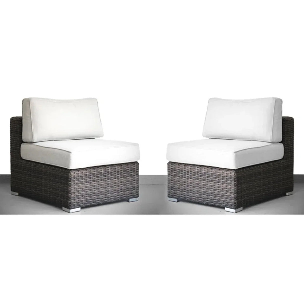 Seating Set With Cushions Handcrafted Wicker Design - Furniture Home Direct