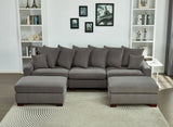 5 Seater Oversized Convertible L & U Shaped Couch - Furniture Home Direct