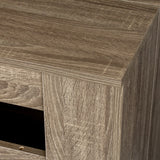 Outdoor Extendable Dining Table Wooden Rustic Brown - Furniture Home Direct
