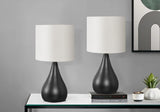Lighting, Table Lamp, Contemporary (Set of 2) - Black - Furniture Home Direct