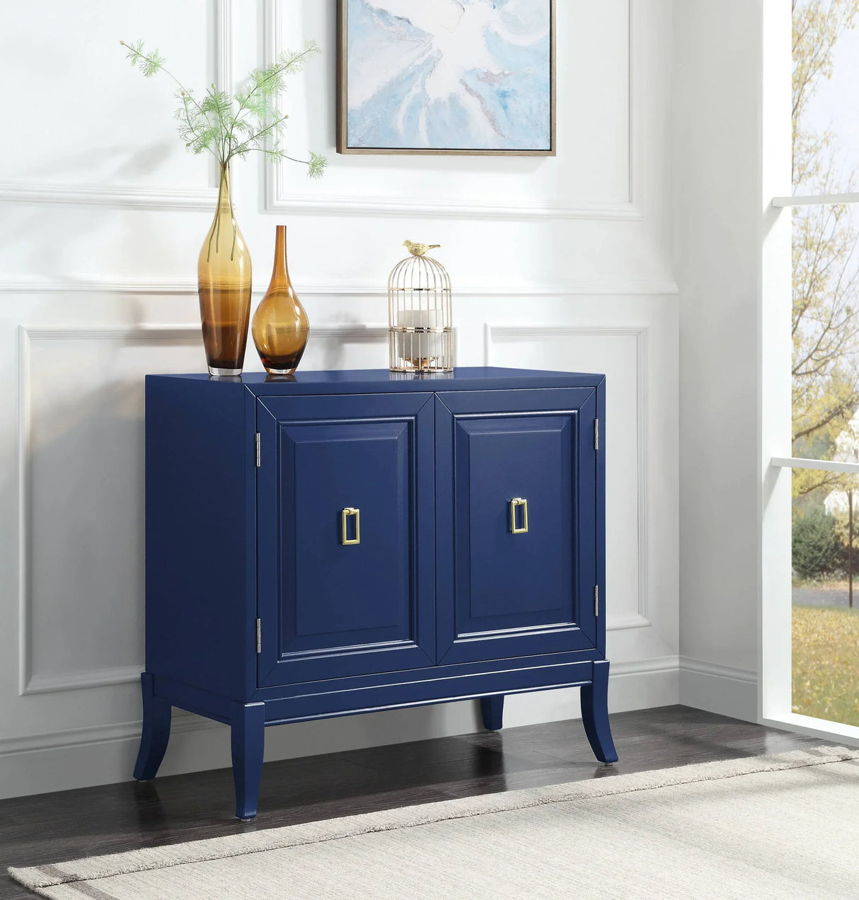 Clem - Console Cabinet - Blue - Furniture Home Direct