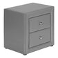 Nightstand, Storage Drawer Versatile Use, Upholstered, Transitional - Furniture Home Direct
