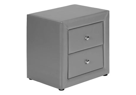 Nightstand, Storage Drawer Versatile Use, Upholstered, Transitional - Furniture Home Direct
