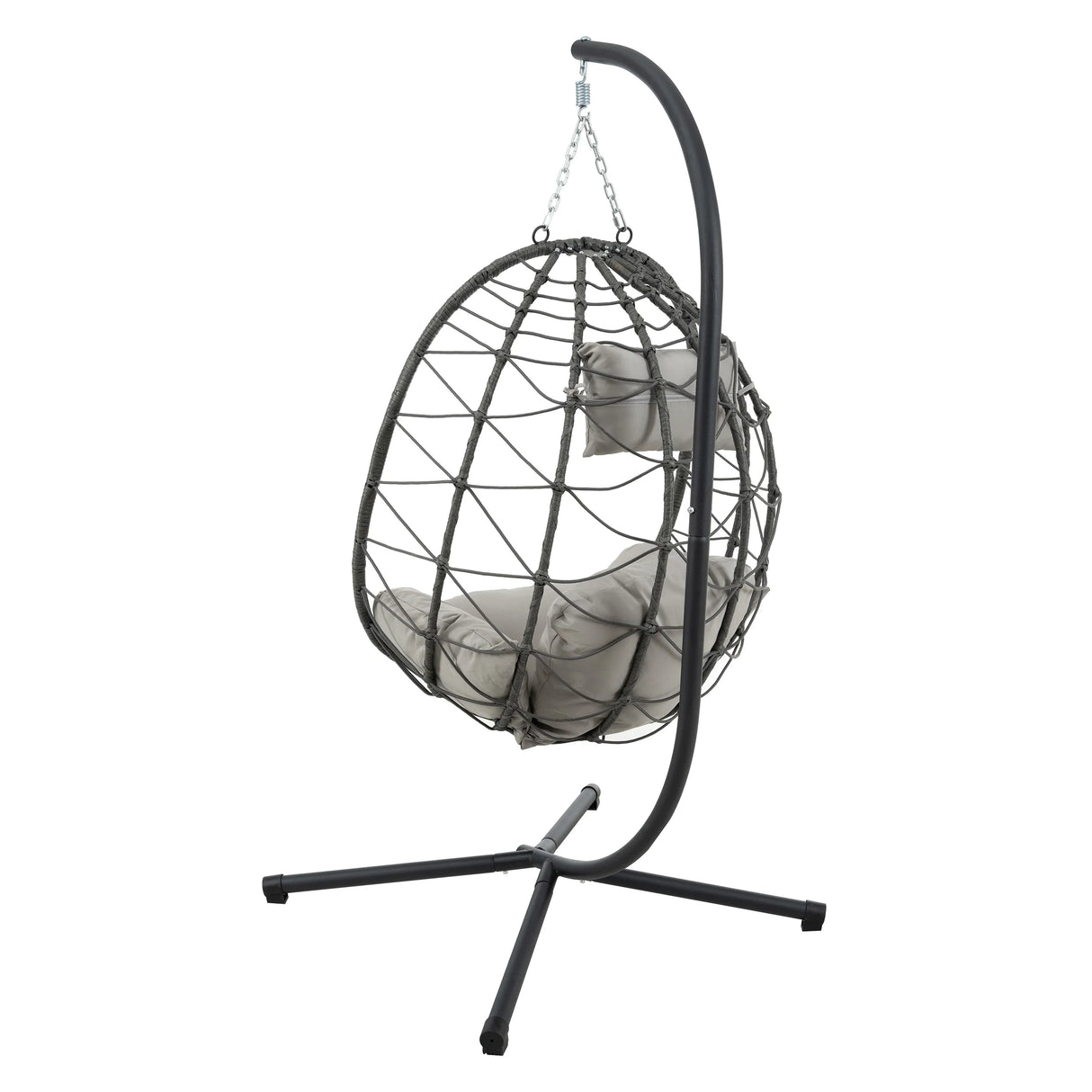 Egg Chair with Stand -Light Gray - Furniture Home Direct