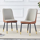 Modern Dining Chair With Metal Leg - Furniture Home Direct