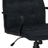 Foley - Swivel Office Chair - Distressed Blue - Furniture Home Direct