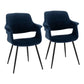 Vintage Flair - Glam, Art Deco Chair (Set of 2) - Furniture Home Direct