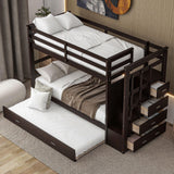 Bunk Bed With Trundle And Staircase - Furniture Home Direct